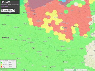 Zak Cenia Sygna U Gps Ponad Po Owa Polski Na Czerwono Wprost