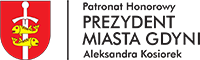 Patronat honorowy –  Prezydent miasta Gdynia – Aleksandra Kosiorek
