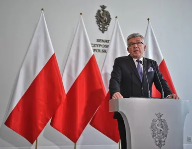 Miniatura: Karczewski po spotkaniu z dziennikarzami:...