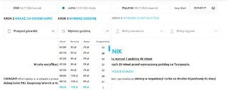 Przykładowe ceny wjazdu na Kasprowy Wierch 17 lipca