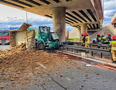 Miniatura: Śmiertelny wypadek na A4. Autostrada...