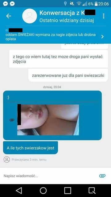 Screen z dyskusji o Świeżakach 