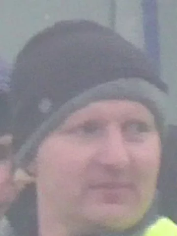 Mężczyzna, który brał udział w proteście rolników 