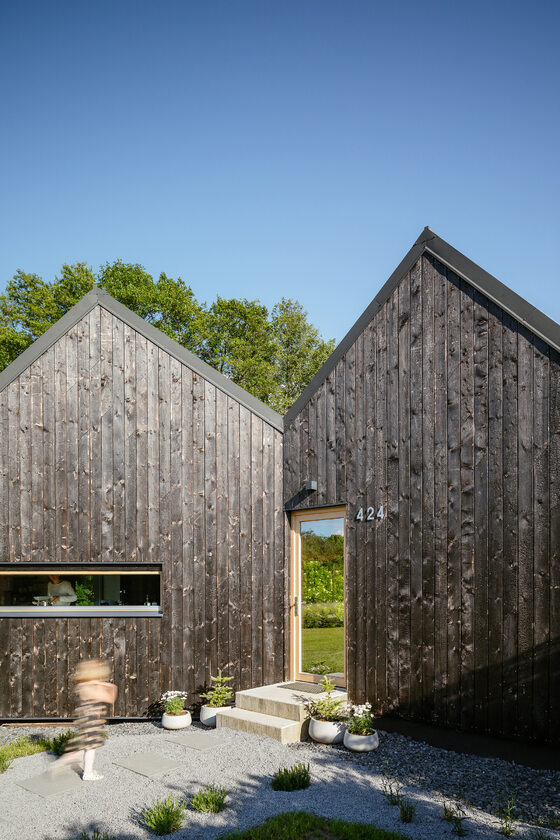 Nowoczesna stodoła, projekt studio KLAR Linka, nowoczesna stodoła, studio KLAR