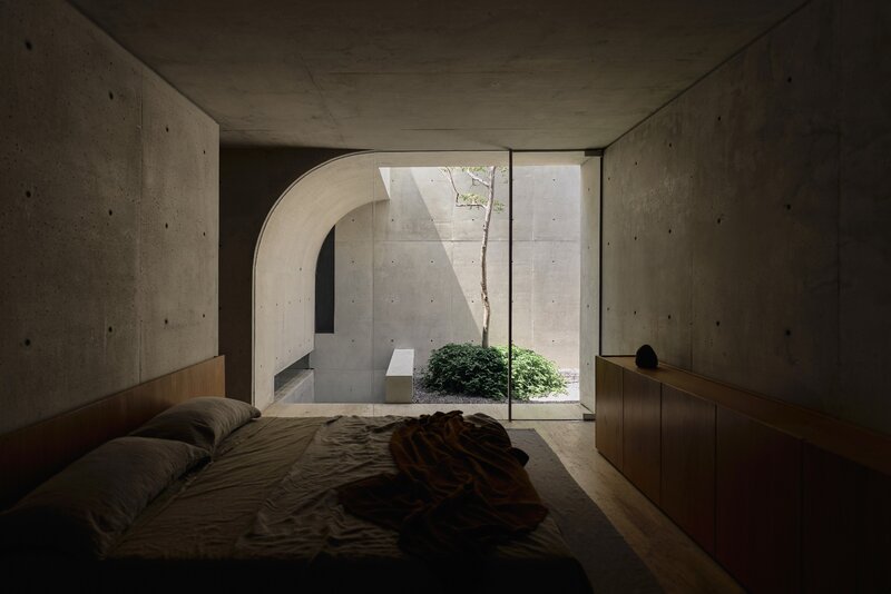 Betonowa Casa Tao w Meksyku, projekt HW Studio