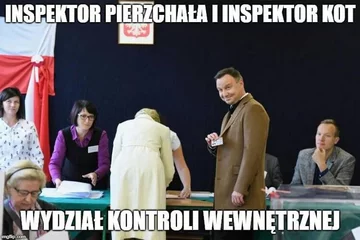 Wybory samorządowe 2018. Mem z wieczoru wyborczego 