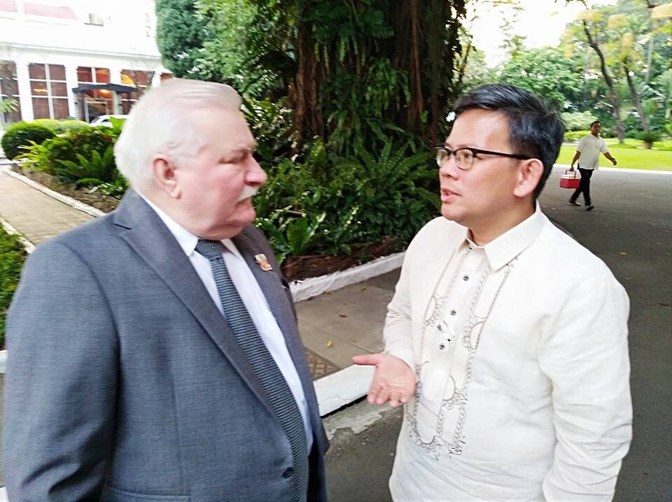 Lech Wałęsa na Filipinach 