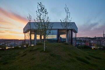 Penthouse z&nbsp;ogrodem na&nbsp;dachu, projekt Petr Janda