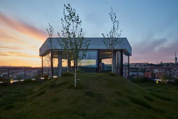 Penthouse z ogrodem na dachu, projekt Petr Janda Linka, Petr Janda