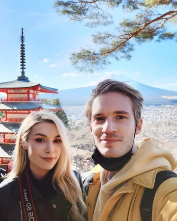 PewDiePie i Marzia Kjellberg 