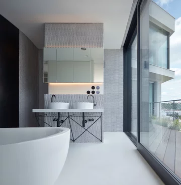 Penthouse z ogrodem na dachu, projekt Petr Janda Linka, Petr Janda