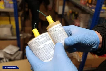 Materiały zabezpieczone podczas akcji CBŚP 