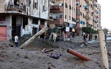 Strefa Gazy Zdjęcia pokazujące rezultat izraelskich bombardowań na Strefę Gazy