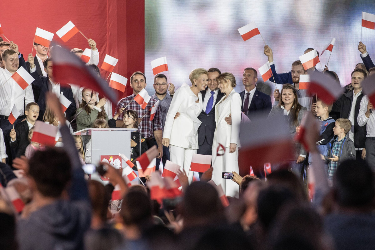 Wieczór wyborczy Andrzeja Dudy 