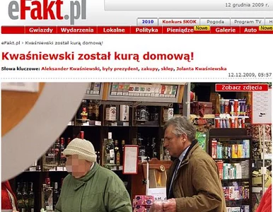 Miniatura: Kwaśniewski został kurą domową!