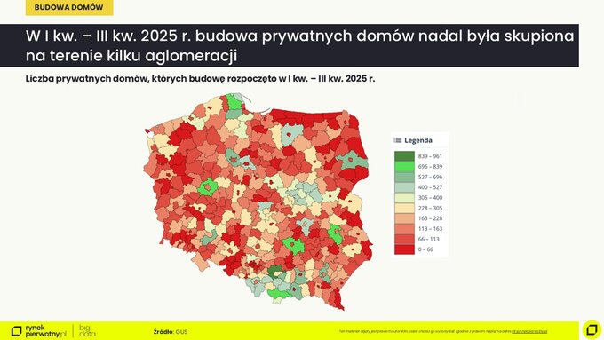 Budowa prywatny domów w Polsce w 2025 roku