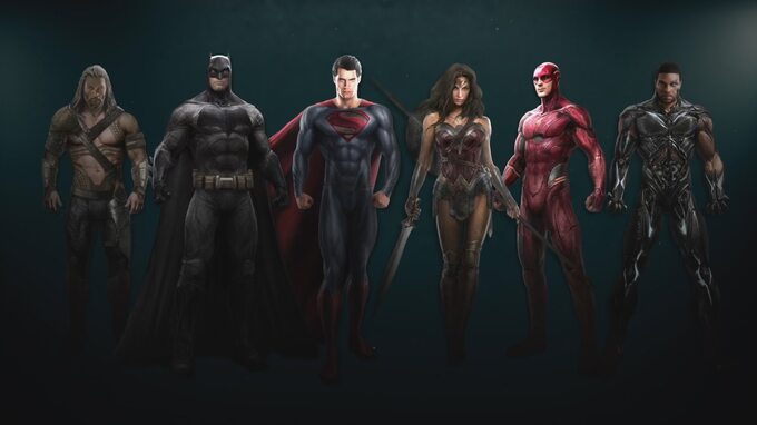 „Justice League” - grafika koncepcyjna
