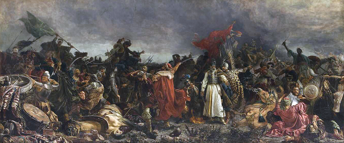 Bitwa pod Cecorą, obraz pędzla Witolda Piwnickiego