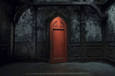 Scena z serialu „Nawiedzony Dom na Wzgórzu”