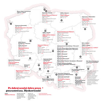 Infografika. Ranking uczelni.