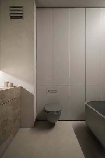Minimalistyczne mieszkanie całe w bieli, KANDO ARCHITECTS Karolina Krawczyk 