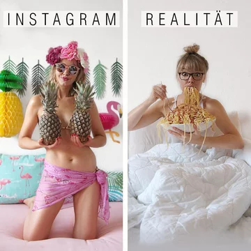 Instagram vs. rzeczywistość 