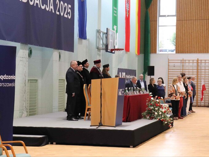 W uroczystości udział wzięli przedstawiciele władz UW
