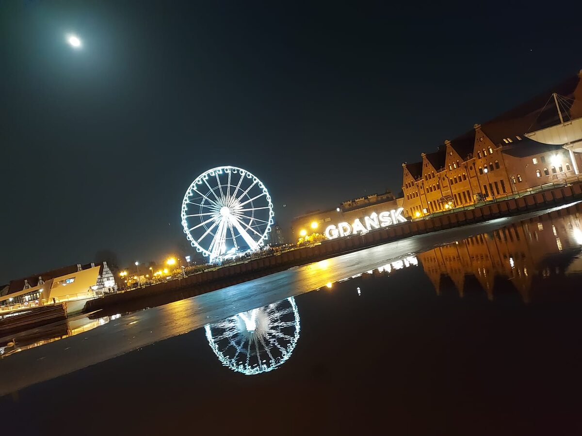 Niebieski Księżyc w Gdańsku 