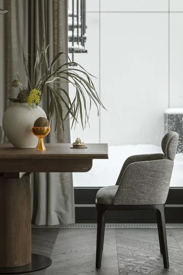 Ciepłe wnętrze zaprojektowane przez Poco Design 