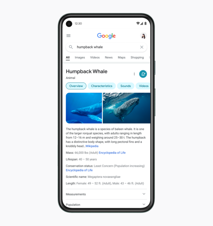 Nowy design wyszukiwarki mobilnej Google'a