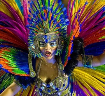 Tancerka z karnawału w Rio 
