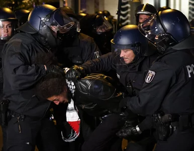 Miniatura: Starcia z policją na propalestyńskim...