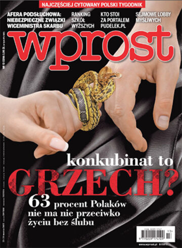 Okładka tygodnika Wprost nr 13/2015 (1672)