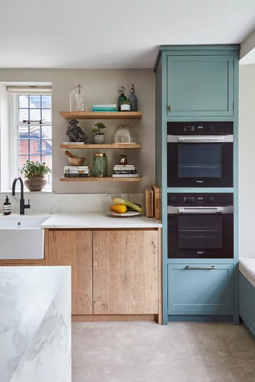 Podmiejski dom z turkusową kuchnią, projekt XUL Architecture downloadfor.press, XUL