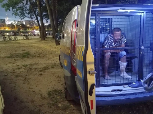 Miniatura: Mężczyzna zatrzymany przez policję na...