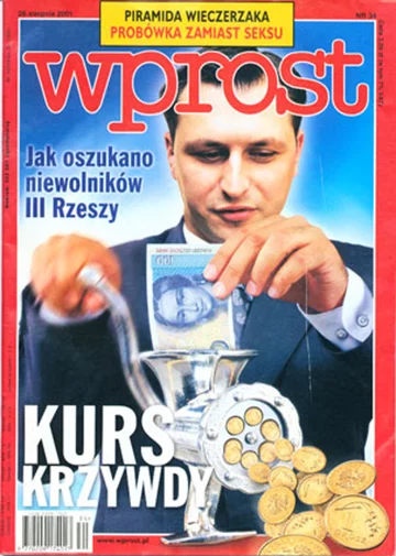 Okładka tygodnika Wprost nr 34/2001 (978)
