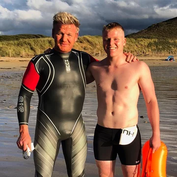 Gordon Ramsay z rodziną 