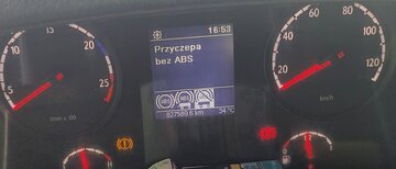 Awaria systemu ABS