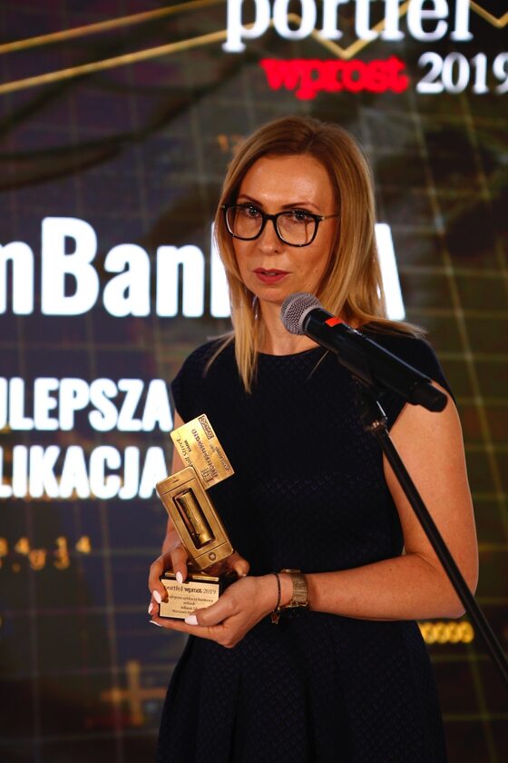 Monika Boniecka ekspert ds. rozwoju aplikacji mobilnej w mBanku. 