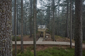 Punkt widokowy The&nbsp;Guard Patrol w&nbsp;G&oacute;rach Izerskich, projekt Mj&ouml;lk architekti