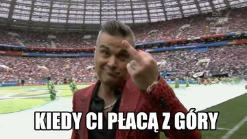 Gest Robbiego Williamsa nie pozostał niezauważony 