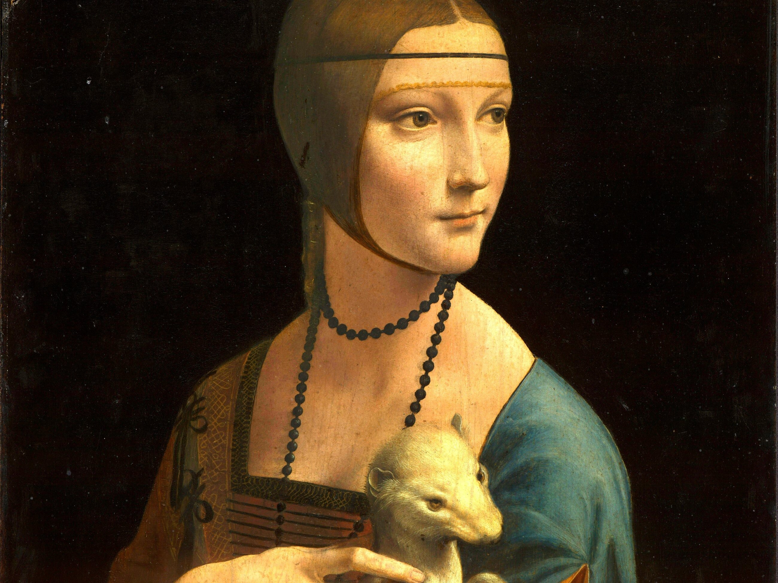 To fragment obrazu „Dama z gronostajem”. Kto go namalował?