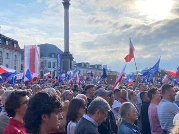 Wiec Donalda Tuska w Warszawie 