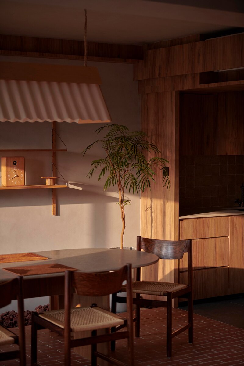 Mieszkanie jak park w&nbsp;środku miasta, projekt L Architects