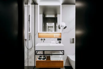 Wnętrza hotelu Nobu w Warszawie 