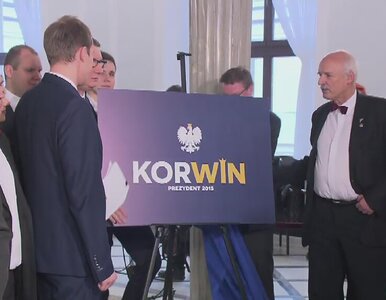 Miniatura: Korwin-Mikke założył nową partię - KORWIN