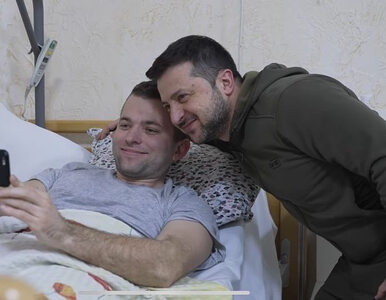 Miniatura: Prezydent Ukrainy odwiedził rannych...