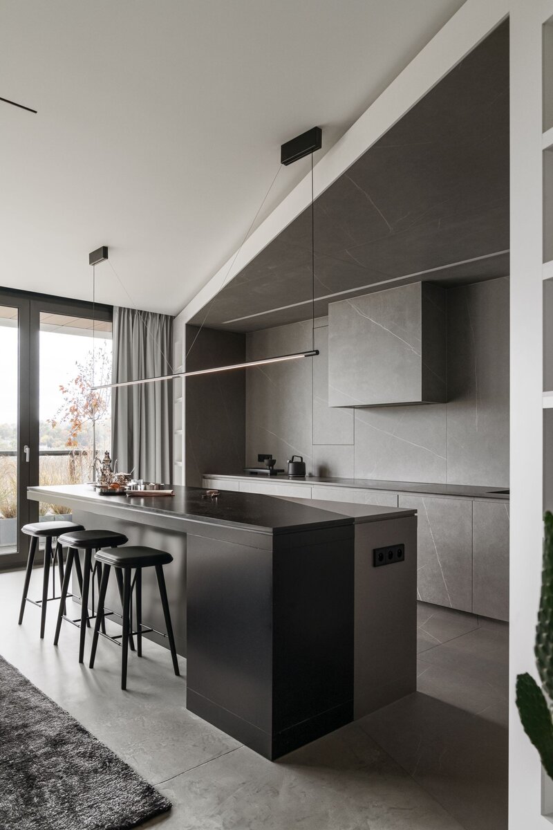 Nowoczesny apartament w&nbsp;Bydgoszczy, projekt CXA