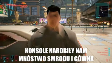 Mem po premierze Cyberpunka 2077 