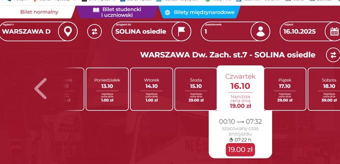 Bilety w Neobus